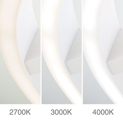 Plafonnier LED KOLK LED/40W/230V 2700/3000/4000K Ø 40 cm blanc