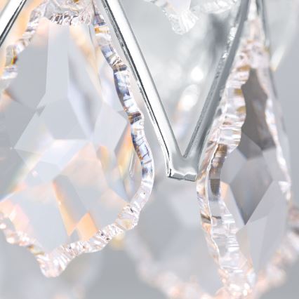 Plafonnier RITA 1xG9/40W/230V Ø 9 cm chromé brillant