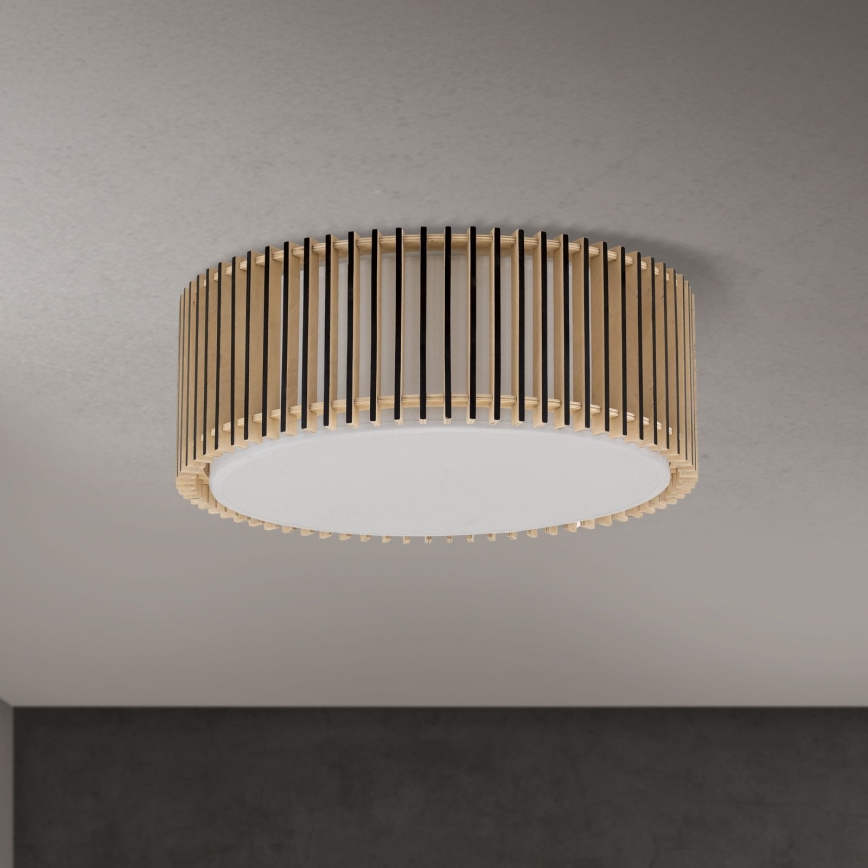 Plafonnier TARTA 3xE27/40W/230V Ø 40 cm beige