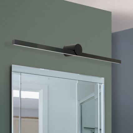 Éclairage de miroir salle de bain BEAUTY LED/24W/230V 101 cm IP54 noir