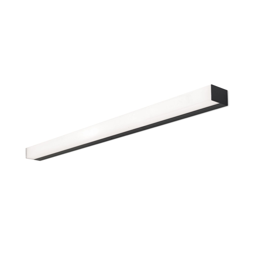 Éclairage de miroir salle de bain HORIZON LED/18W/230V 3000/4000K 90 cm IP44 noir