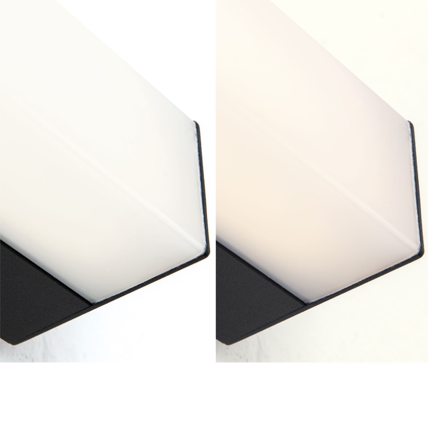 Éclairage de miroir salle de bain HORIZON LED/18W/230V 3000/4000K 90 cm IP44 noir