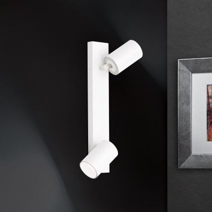 Spot SEAN 2x GU10/13W/230V blanc