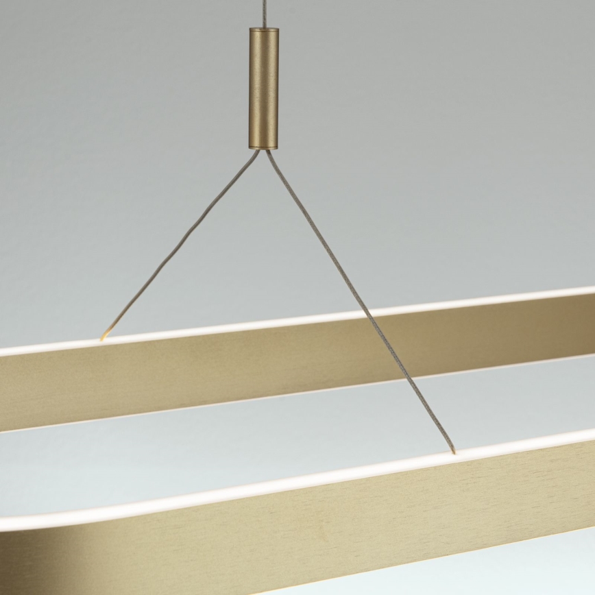 Suspension LED sur câble CARRARA LED/80W/230V 2700/3000/4000K dorée