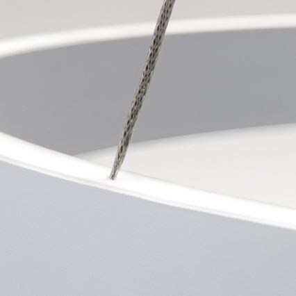 Suspension LED dimmable sur câble KOLK LED/40W/230V 2700/3000/4000K Ø 40 cm blanche
