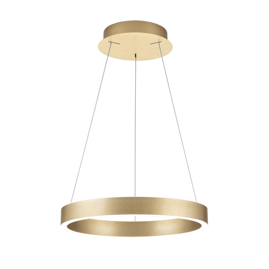 Suspension LED dimmable sur câble KOLK LED/40W/230V 2700/3000/4000K Ø 40 cm dorée