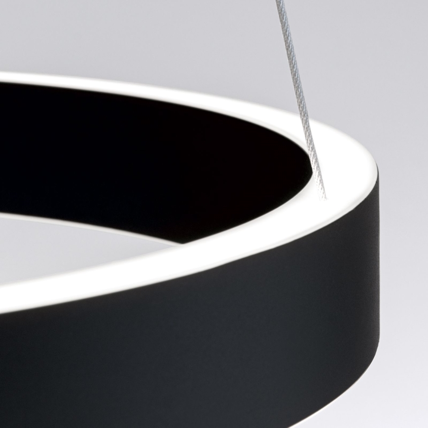 Suspension LED dimmable sur câble KOLK LED/40W/230V 2700/3000/4000K Ø 40 cm noire