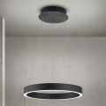 Orion - Suspension LED dimmable sur câble KOLK LED/40W/230V 2700/3000/4000K Ø 40 cm noire