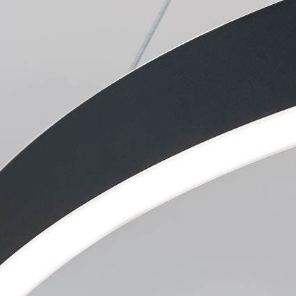 Orion - Suspension LED dimmable sur câble KOLK LED/60W/230V 2700/3000/4000K Ø 60 cm noir