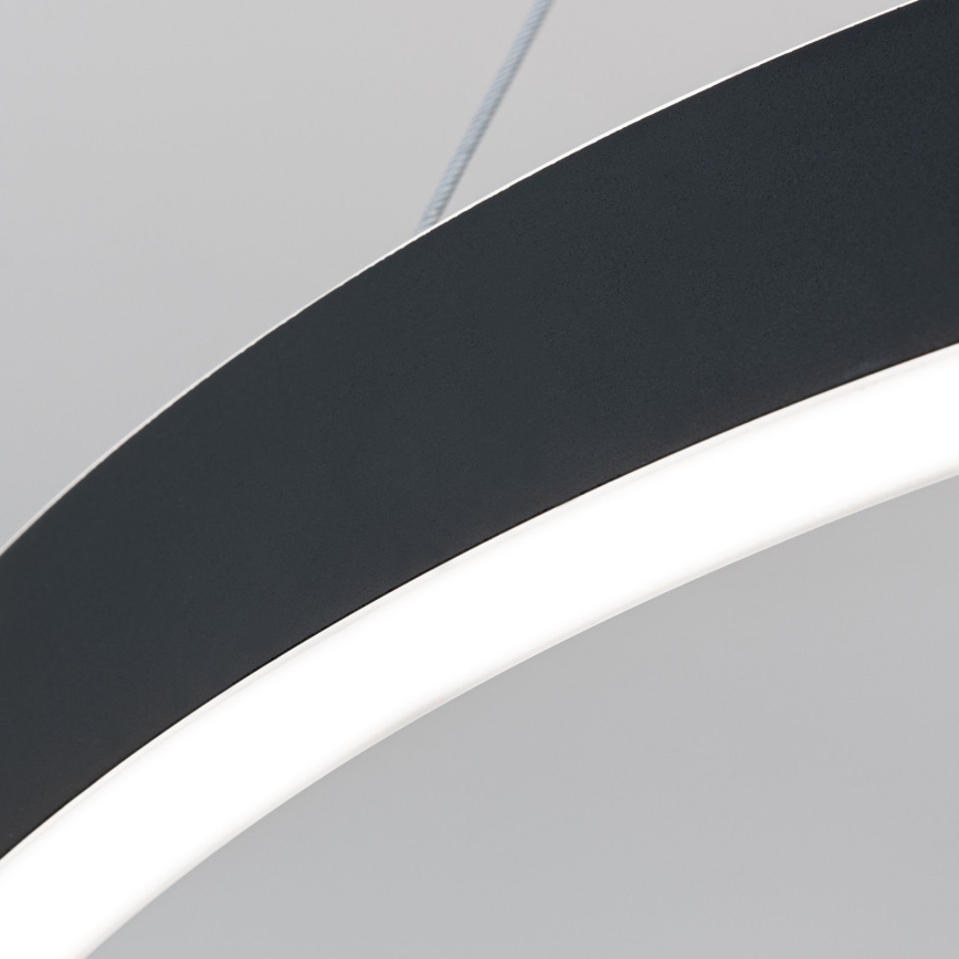 Orion - Suspension LED dimmable sur câble KOLK LED/60W/230V 2700/3000/4000K Ø 60 cm noir