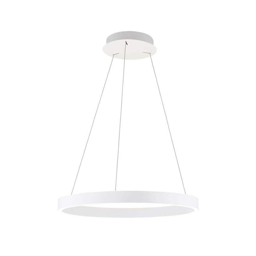 Suspension LED dimmable sur câble KOLK LED/60W/230V 2700/3000/4000K Ø 60 cm blanche