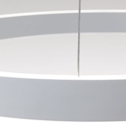 Suspension LED dimmable sur câble KOLK LED/60W/230V 2700/3000/4000K Ø 60 cm blanche