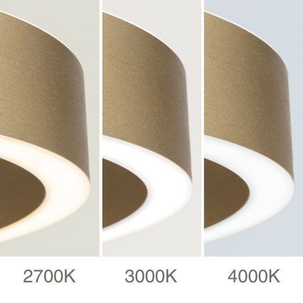 suspension LED dimmable sur câble KOLK LED/60W/230V 2700/3000/4000K Ø 60 cm dorée