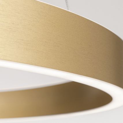 suspension LED dimmable sur câble KOLK LED/60W/230V 2700/3000/4000K Ø 60 cm dorée