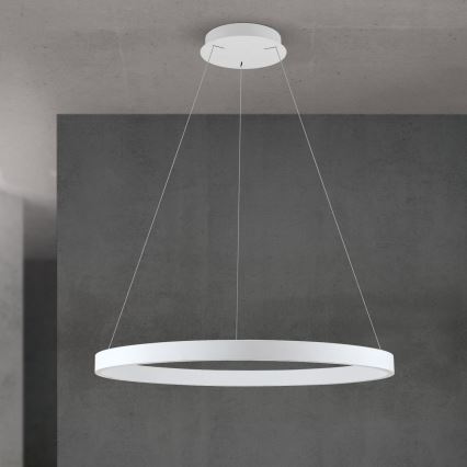 Suspension LED dimmable sur câble KOLK LED/80W/230V 2700/3000/4000K diamètre 80 cm blanc