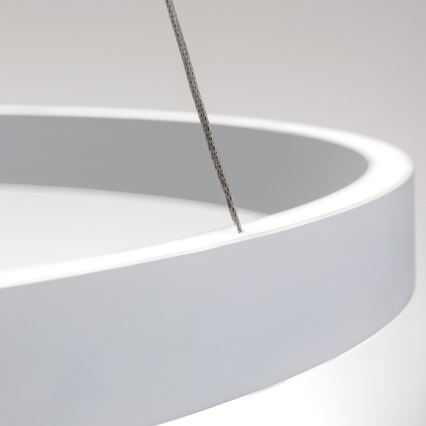 Suspension LED dimmable sur câble KOLK LED/80W/230V 2700/3000/4000K diamètre 80 cm blanc
