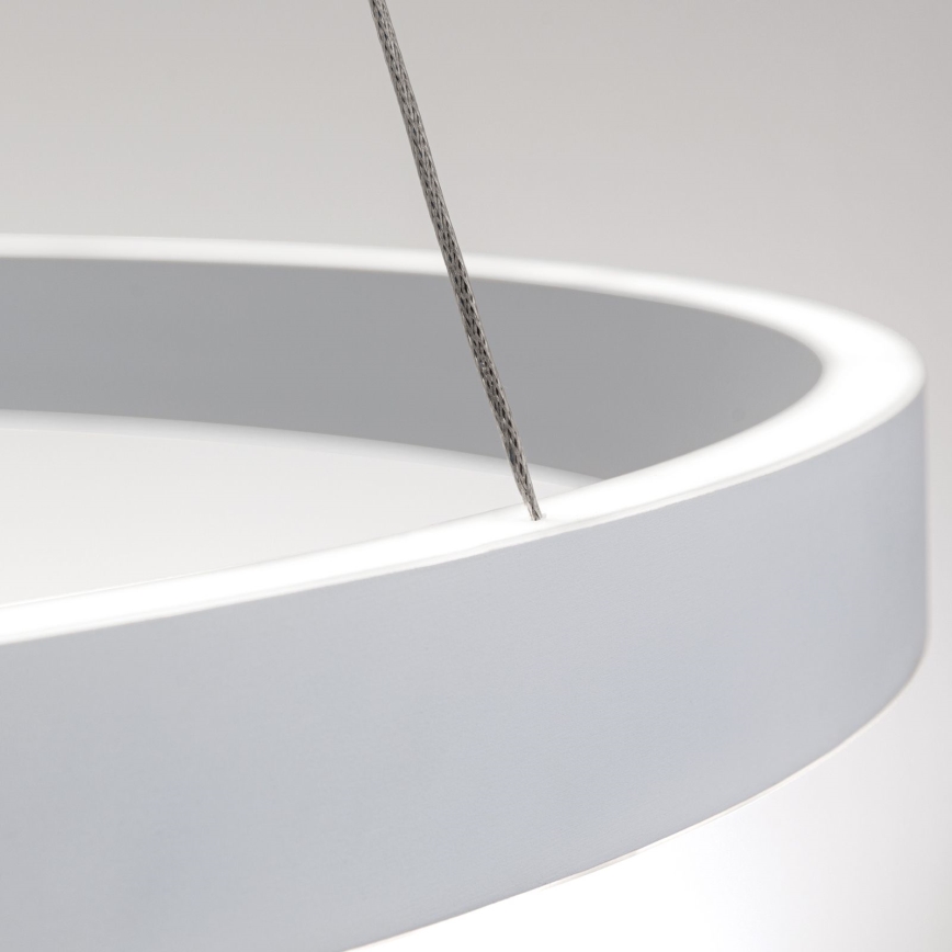 Suspension LED dimmable sur câble KOLK LED/80W/230V 2700/3000/4000K diamètre 80 cm blanc
