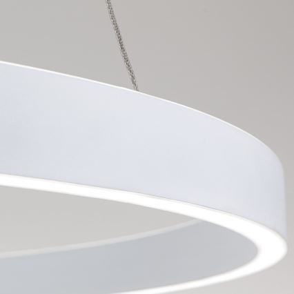 Suspension LED dimmable sur câble KOLK LED/80W/230V 2700/3000/4000K diamètre 80 cm blanc