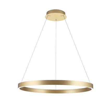 Suspension LED dimmable sur câble KOLK LED/80W/230V 2700/3000/4000K diam. 80 cm dorée