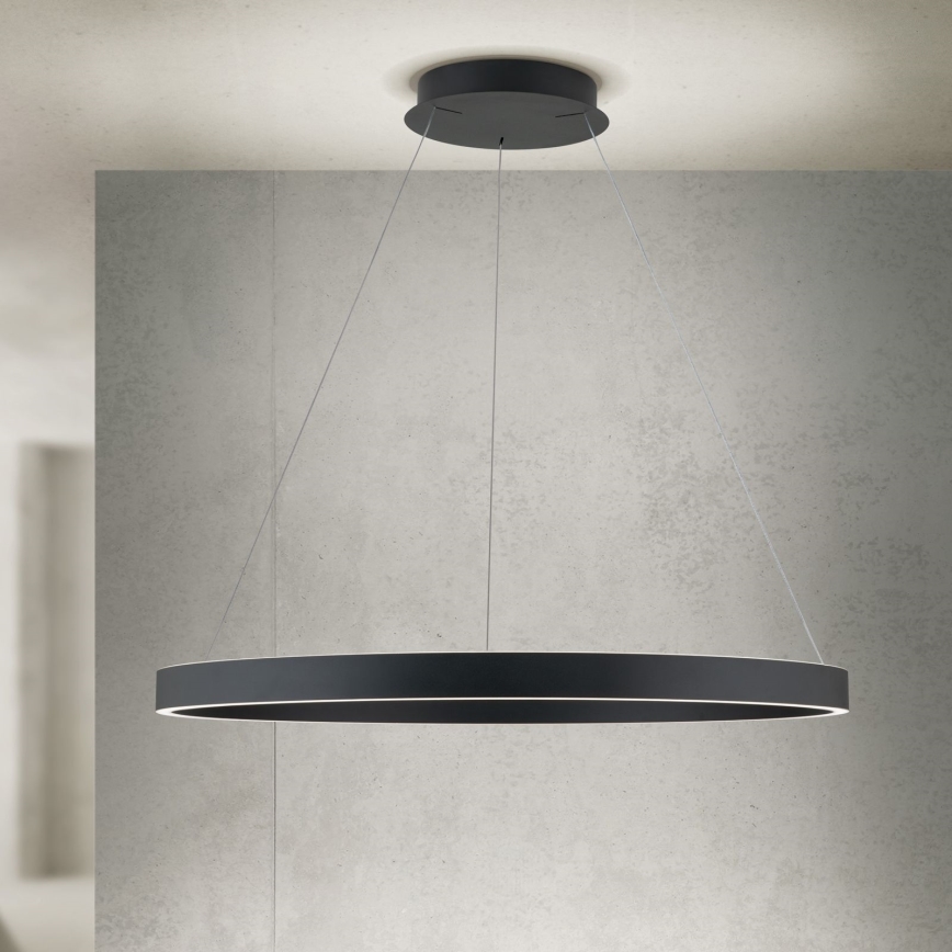 Suspension LED dimmable sur câble KOLK LED/80W/230V 2700/3000/4000K Ø 80 cm noir