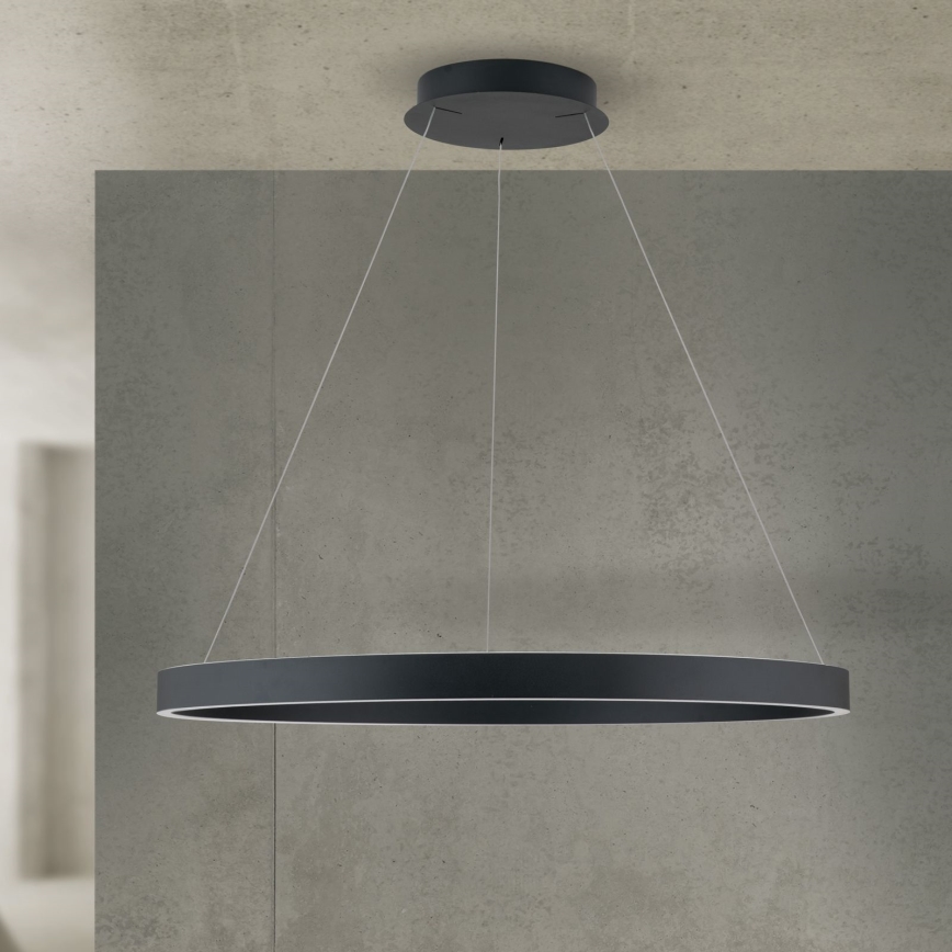 Suspension LED dimmable sur câble KOLK LED/80W/230V 2700/3000/4000K Ø 80 cm noir