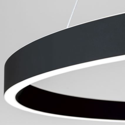 Suspension LED dimmable sur câble KOLK LED/80W/230V 2700/3000/4000K Ø 80 cm noir