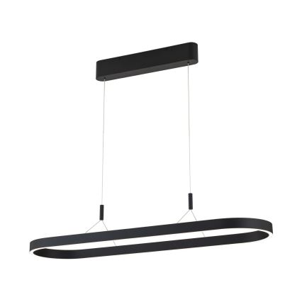 Suspension CARRARA sur câble LED/80W/230V 2700/3000/4000K noire