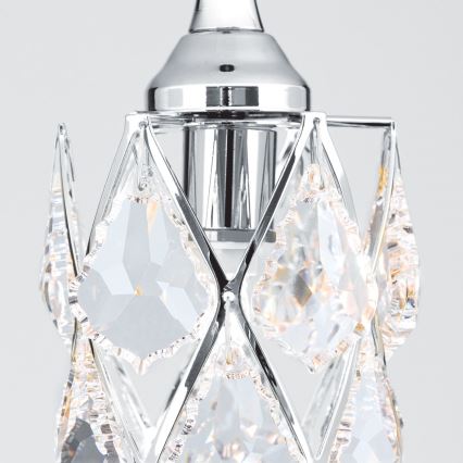 Suspension sur câble RITA 1xG9/40W/230V chrome brillant