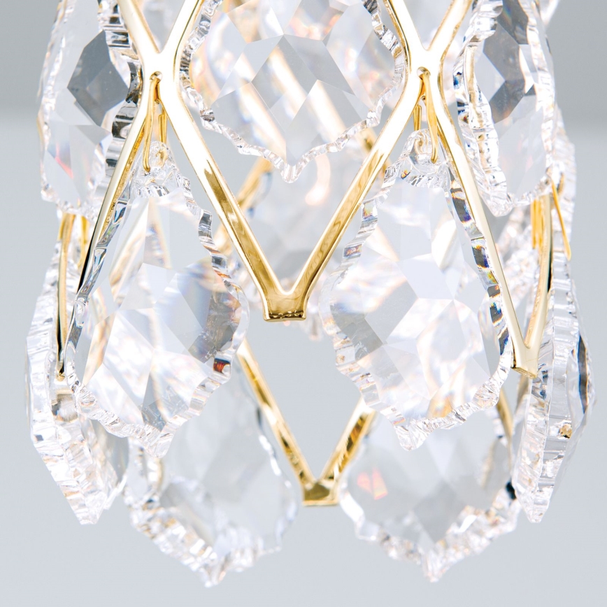 Suspension sur câble RITA 1xG9/40W/230V dorée