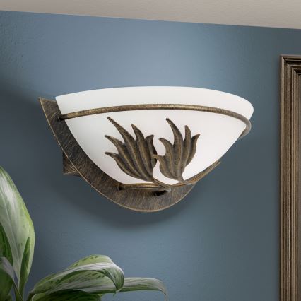 Applique murale FLEUR 1xE14/60W/230V bronze