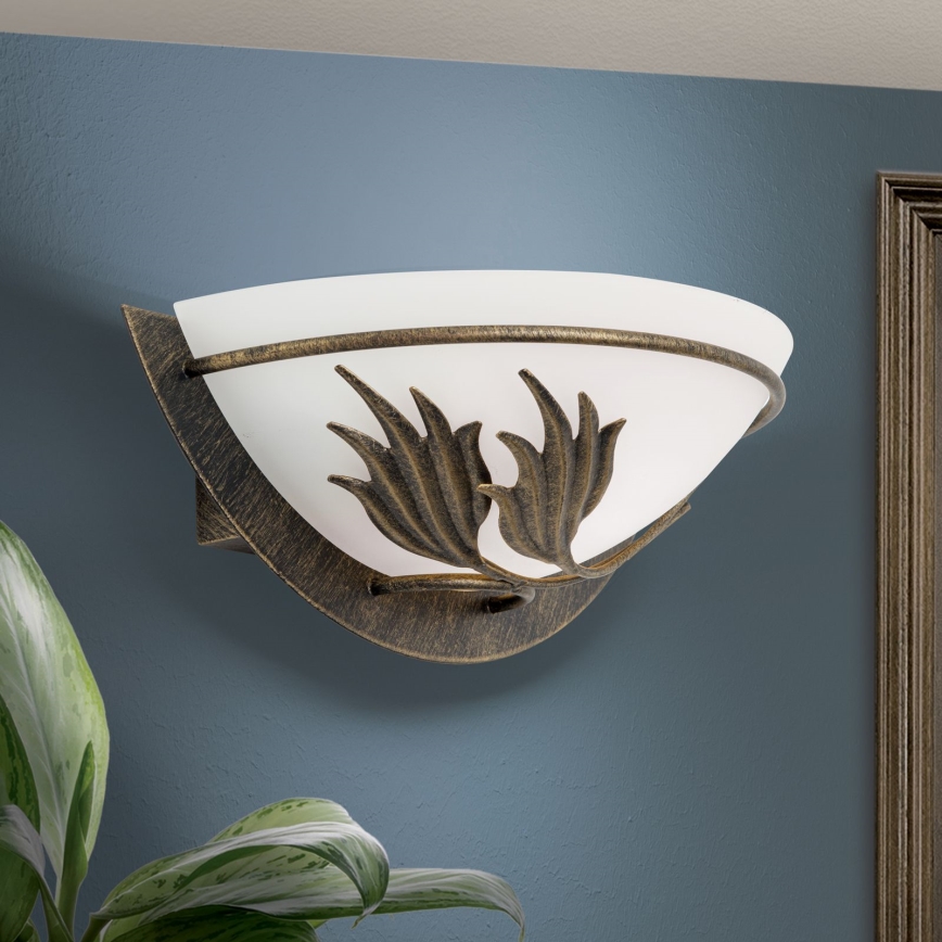 Applique murale FLEUR 1xE14/60W/230V bronze