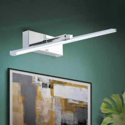 Applique pour tableau PUBLIO LED/10W/230V 50 cm chrome brillant