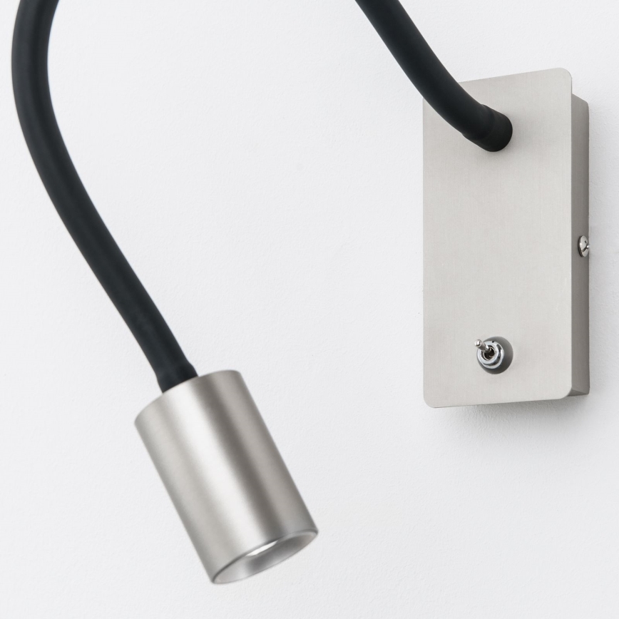 Petite applique flexible LED KURT LED/5W/230V argenté