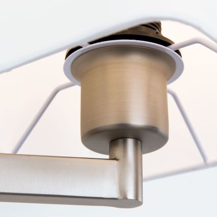 Lampe murale LED CARLTON 1xE27/40W/230V + LED/3W blanc/chrome mat