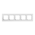 Ospel - Cadre 5 modules SONATA blanc laqué