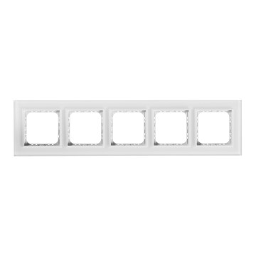 Ospel - Cadre 5 modules SONATA blanc mat