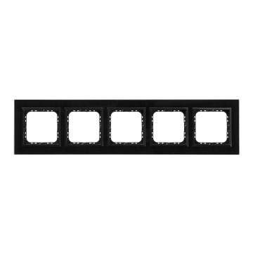 Ospel - Cadre 5 postes SONATA noir brillant