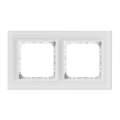 Ospel - Cadre double SONATA blanc mat