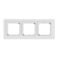 Ospel - Cadre triple SONATA blanc mat