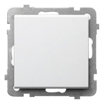 Ospel - Interrupteur unipolaire sans cadre n° 1/0 SONATA blanc