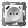 Ospel - Prise murale sans cadre 230 V + 1x USB-A + 1x USB-C ARIA blanche