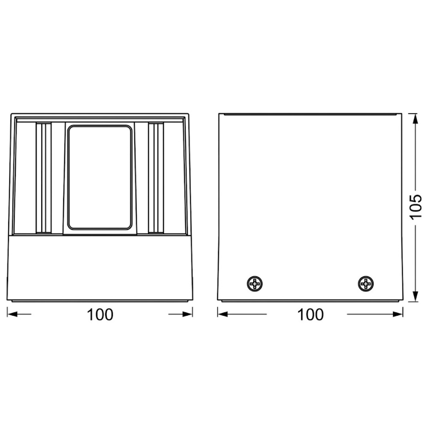 Osram - Applique murale d'extérieur dimmable RGBW LED SMART+ BEAM LED/8W/230V 3000-6500K IP44 Wi-Fi