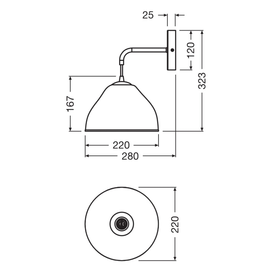Osram - Applique murale CAMEL BELL 1xE14/5,5W/230V
