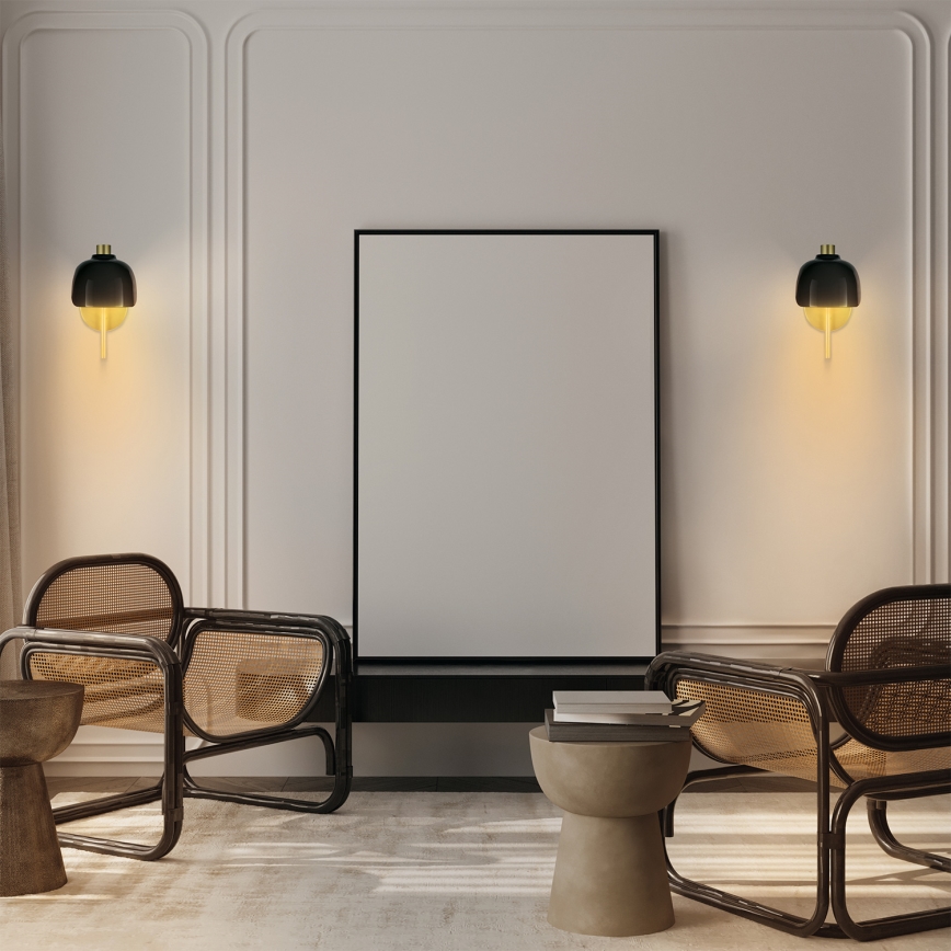 Osram - Applique murale DECOR COROLLE 1xG9/20W/230V noire/dorée