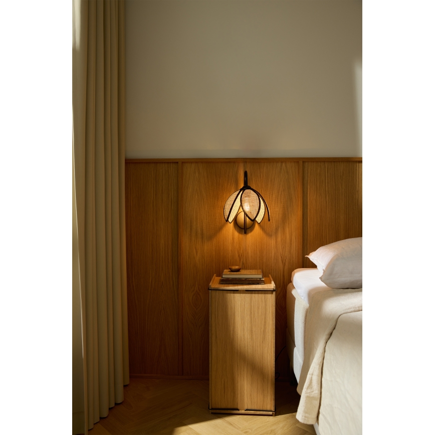 Osram - Applique murale DECOR RATTAN 1xE27/15W/230V beige/noir