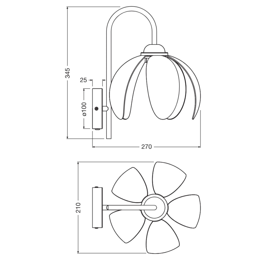 Osram - Applique murale DECOR RATTAN 1xE27/15W/230V beige/noir