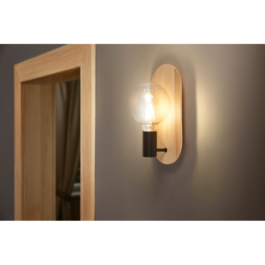 Osram - Applique murale DECOR WOOD 1xE27/8W/230V bois d'hévéa