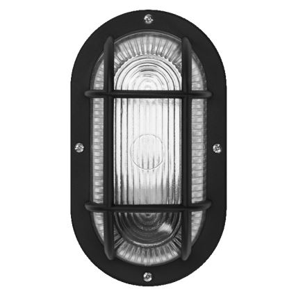 Osram - Applique murale d'extérieur BULKHEAD 1xE27/10W/230V IP54 noire
