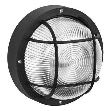 Osram - Applique murale d'extérieur BULKHEAD 1xE27/10W/230V Ø 19 cm IP54 noire