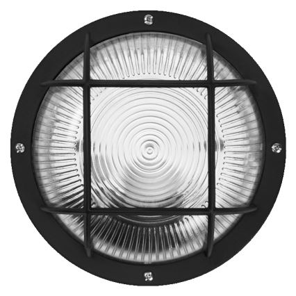 Osram - Applique murale d'extérieur BULKHEAD 1xE27/10W/230V Ø 19 cm IP54 noire